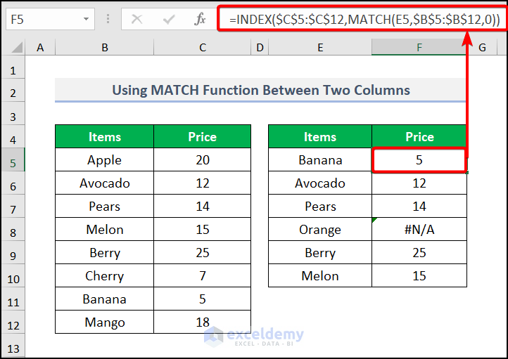 How to Use MATCH Function in Excel? - ExcelDemy (14) How to Use MATCH Function in Excel? - ExcelDemy (14)