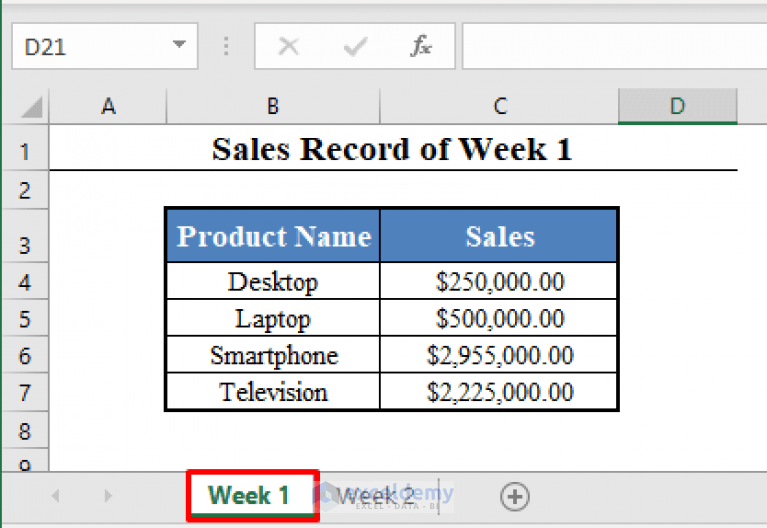 How to reference worksheet name in formula in excel (3 easy ways)