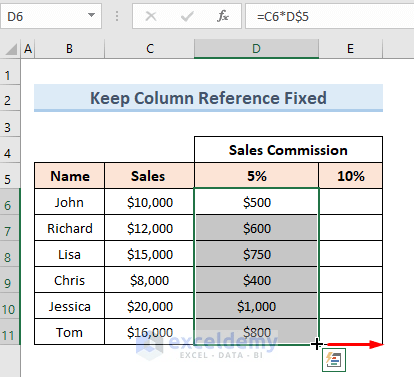 How to Keep a Cell Fixed in Excel Formula (4 Easy Ways) - ExcelDemy (12) How to Keep a Cell Fixed in Excel Formula (4 Easy Ways) - ExcelDemy (12)