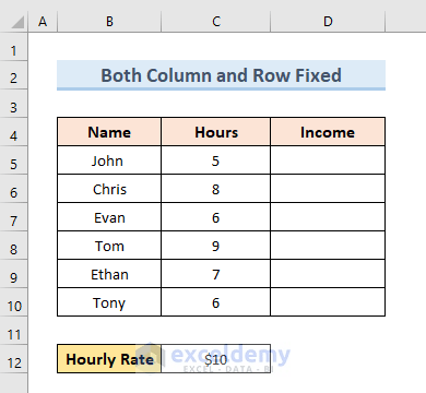 How to Keep a Cell Fixed in Excel Formula (4 Easy Ways) - ExcelDemy (16) How to Keep a Cell Fixed in Excel Formula (4 Easy Ways) - ExcelDemy (16)