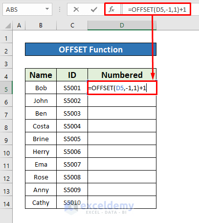 How to Make a Numbered List in Excel (8 Methods) - ExcelDemy (17) How to Make a Numbered List in Excel (8 Methods) - ExcelDemy (17)