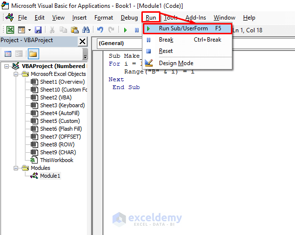 How to Make a Numbered List in Excel (8 Methods) - ExcelDemy (33) How to Make a Numbered List in Excel (8 Methods) - ExcelDemy (33)