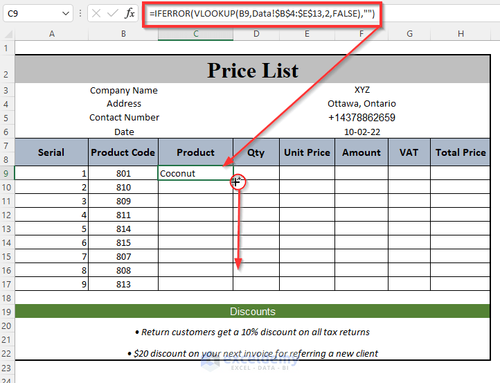 How to Make a Price List in Excel (Step by Step Guidelines) - ExcelDemy (12) How to Make a Price List in Excel (Step by Step Guidelines) - ExcelDemy (12)