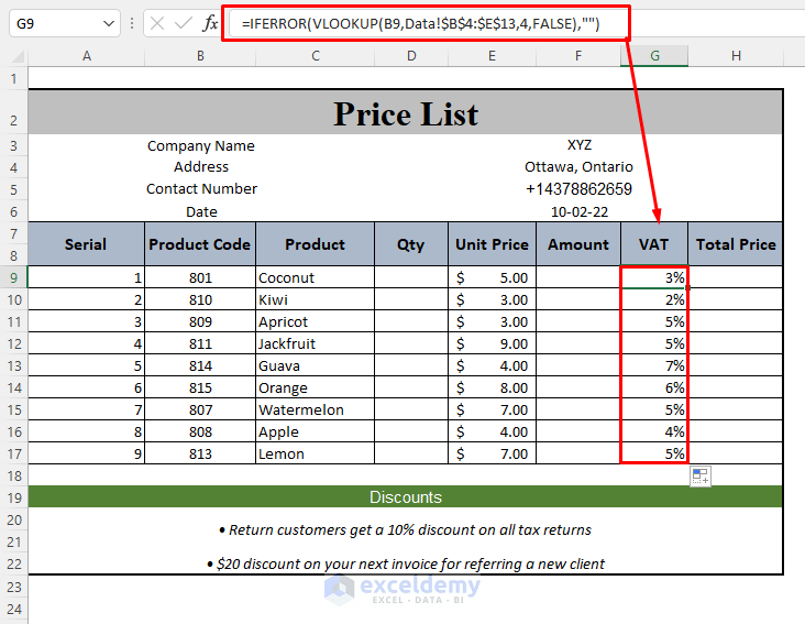 How to Make a Price List in Excel (Step by Step Guidelines) - ExcelDemy (15) How to Make a Price List in Excel (Step by Step Guidelines) - ExcelDemy (15)