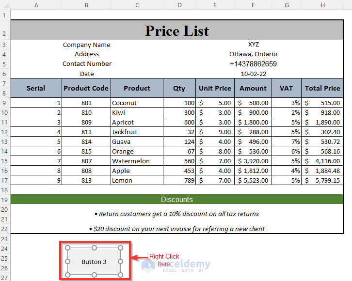 How to Make a Price List in Excel (Step by Step Guidelines) - ExcelDemy (29) How to Make a Price List in Excel (Step by Step Guidelines) - ExcelDemy (29)