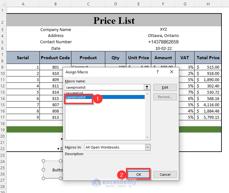 How to Make a Price List in Excel (Step by Step Guidelines) - ExcelDemy (31) How to Make a Price List in Excel (Step by Step Guidelines) - ExcelDemy (31)