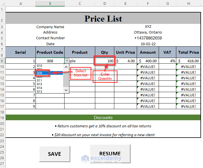 How to Make a Price List in Excel (Step by Step Guidelines) - ExcelDemy (38) How to Make a Price List in Excel (Step by Step Guidelines) - ExcelDemy (38)