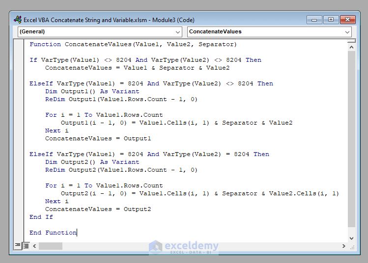 How To Concatenate String And Variable In Excel Vba A Detailed Analysis - HD Nature Designs for Desktop