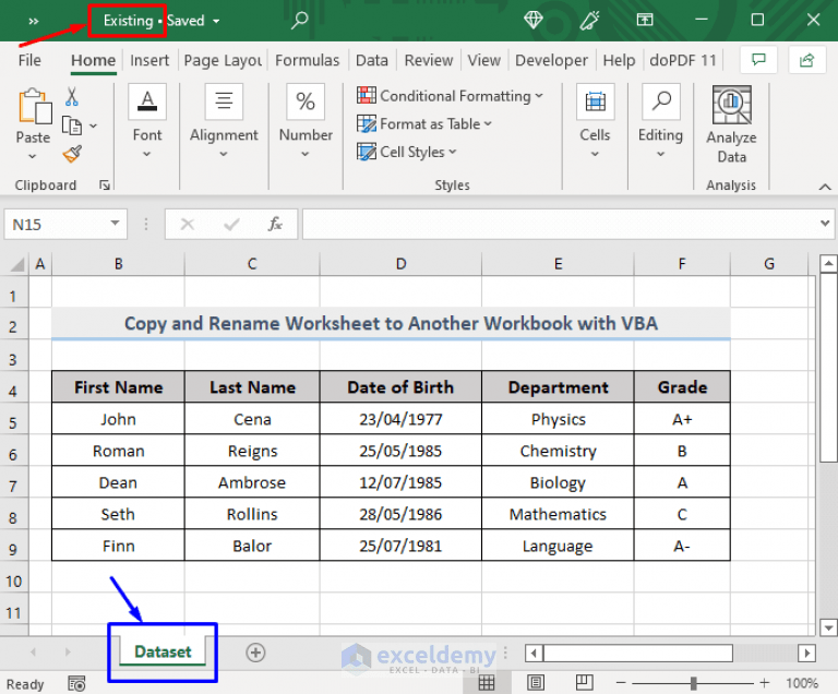 Vba to copy worksheet to another workbook and rename (5 methods)