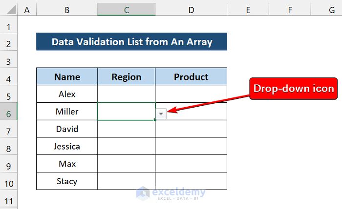 How To Use Excel Vba To Create Data A Validation List From Array - Classic Space Photo - Desktop