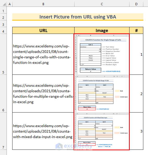 How To Insert A Picture In Excel Using Vba Let S Excel In Excel - Mountain Arts - Perfect Retina Collection