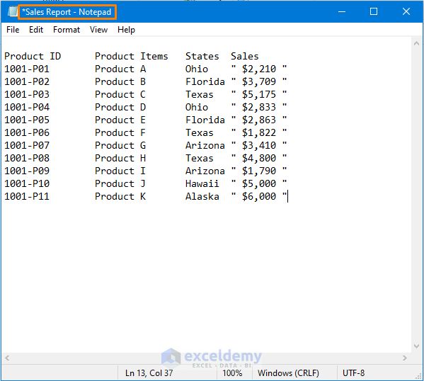 Excel Tutorial How To Convert Notepad To Excel With Columns Dashboardsexcel Com - Minimal Background Collection - HD Quality