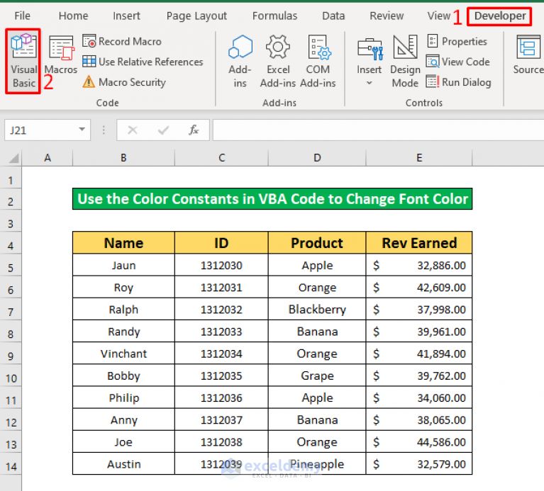 How To Change Font Color In Vba Excel Printable Forms Free Online - Beautiful High Resolution Minimal Backgrounds | Free Download