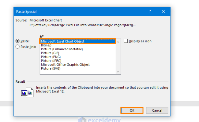 How To Merge An Excel File Into A Word Document - 2 Examples