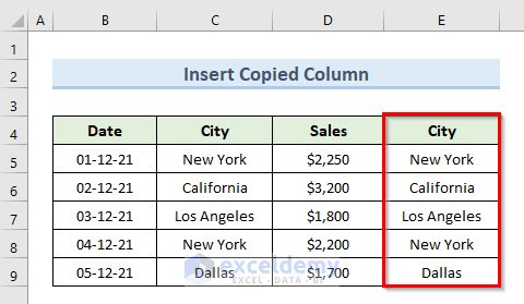 Insert A Column With A Name In Excel Vba 5 Examples - City Backgrounds - Ultra HD 8K Collection