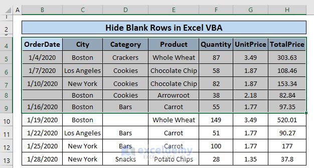 How To Hide Blank Rows In A Pivottable Using Vba Codky - Ultra HD Space Backgrounds for Desktop