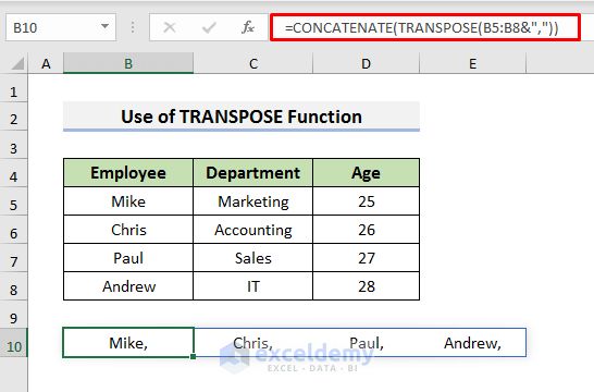 How To Merge Rows With Commas In Excel 4 Methods Exceldemy - Download Professional Minimal Pattern | Mobile