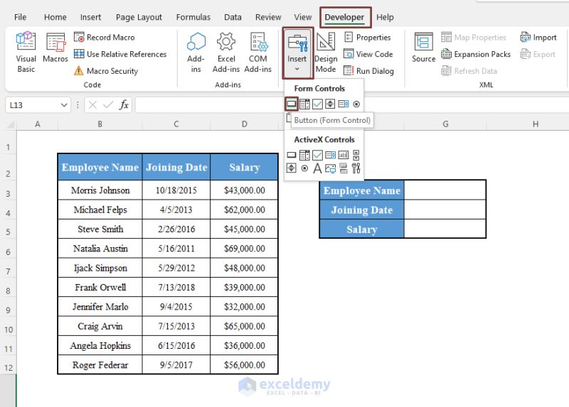 Excel Tutorial How To Create A Simple Database In Excel Vba - Modern Landscape Wallpaper - Retina