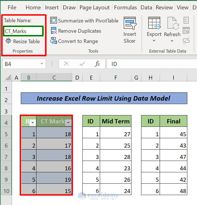 Is there any way to increase excel row limit?
