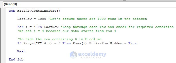 Is There A Quicker Way For Excel Vba To Hide Rows Based On A Cell Value - Premium Gradient Illustration Gallery - High Resolution