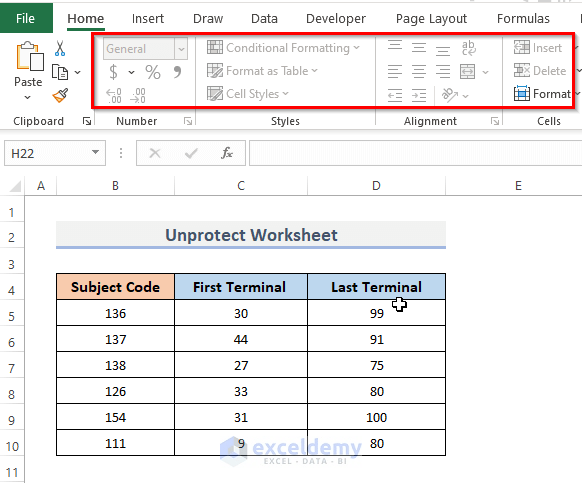 How to unlock grayed out menus in excel (5 effective ways)
