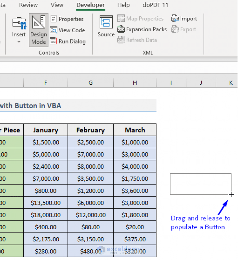 Vba code for subtotal in excel (3 ways)