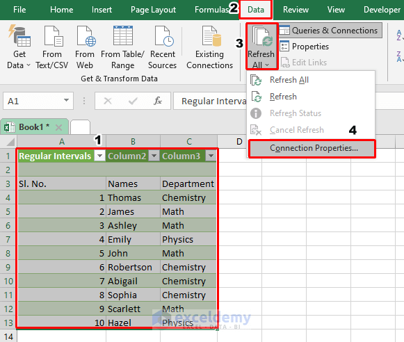 How to refresh excel sheet automatically (3 suitable methods)
