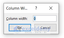 How to Hide and Unhide Columns in Excel (7 Methods) - ExcelDemy (28) How to Hide and Unhide Columns in Excel (7 Methods) - ExcelDemy (28)