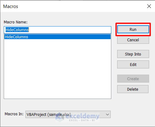 How to Hide and Unhide Columns in Excel (7 Methods) - ExcelDemy (39) How to Hide and Unhide Columns in Excel (7 Methods) - ExcelDemy (39)