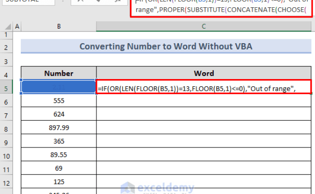 Excel Formula To Convert Number To Words In Indian Rupees Without Vba - Catalog Library