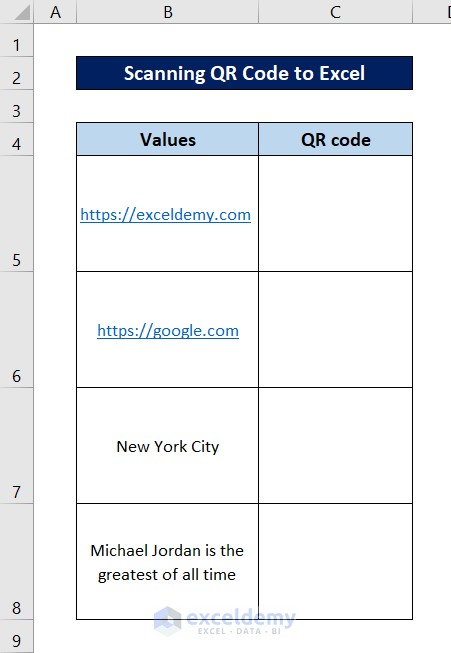 How to Scan QR Code to Excel Spreadsheet (with Easy Steps) (1) How to Scan QR Code to Excel Spreadsheet (with Easy Steps) (1)