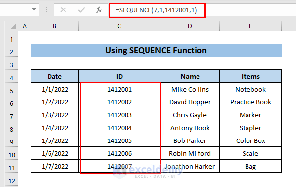 How To Make A Pattern Repeat In Excel (8 Easy Ways)