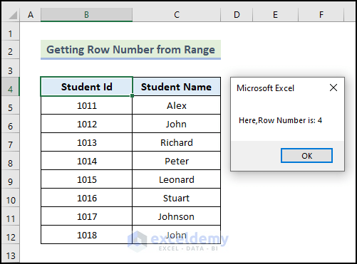 Vba How To Get Row Number From Range - Download Premium Light Image | HD