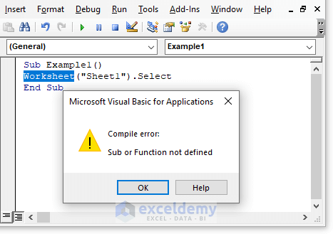 Fixed Sub Or Function Not Defined In Excel Vba Exceldemy - Minimal Backgrounds - Incredible Full HD Collection