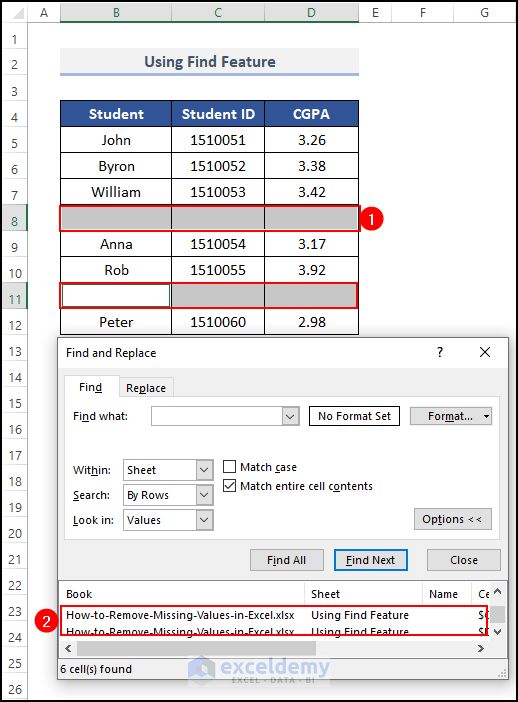 How To Remove Missing Values In Excel 7 Easy Methods - Colorful Photo Collection - Ultra HD Quality