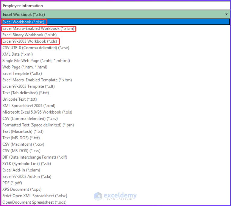 Difference between xml and excel files (9 real instances)