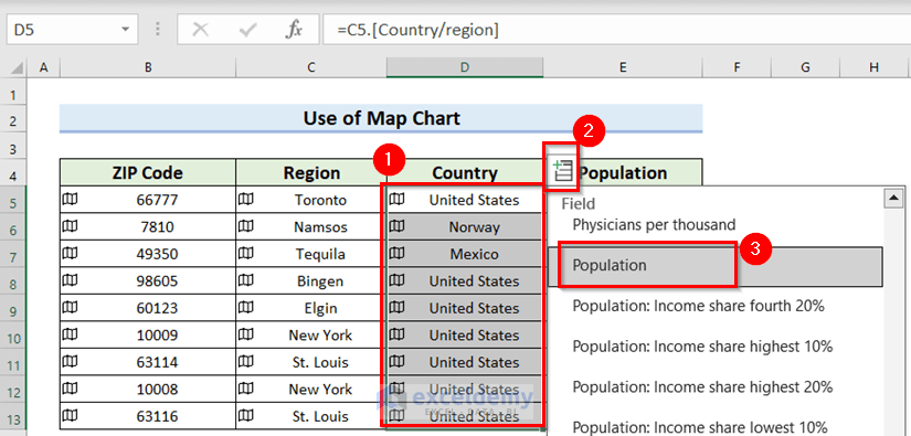 How To Map Excel Data By ZIP Code 2 Easy Methods 9 Map Excel Data By Zip Code 