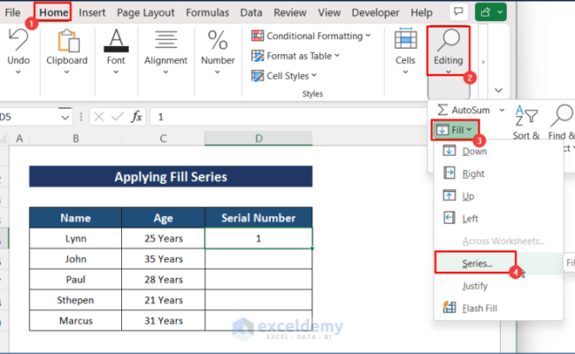 How To Auto Generate Number Sequence In Excel (9 Examples)
