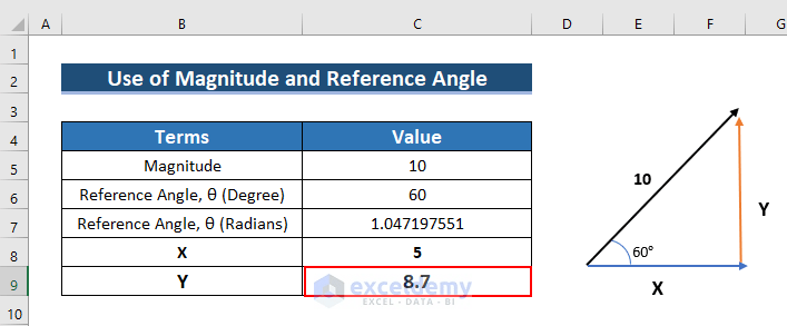 How To Apply A Vector Formula In Excel 5 Examples