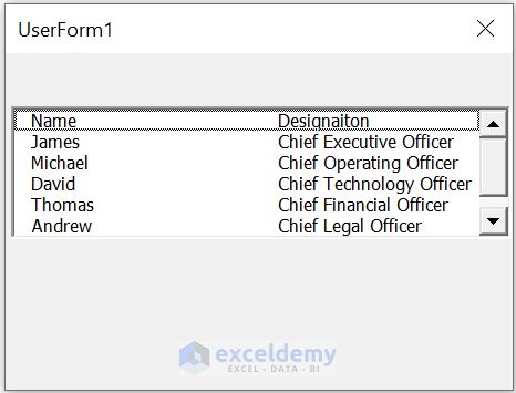 Create Listbox For Multiple Columns In Excel Vba 2 Easy Ways - Professional Desktop Gradient Pictures | Free Download