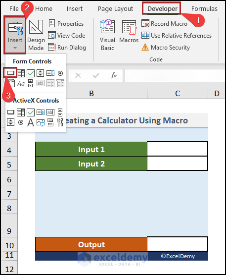 How to Create a Calculator Using Macros in Excel (with Easy Steps) (14) How to Create a Calculator Using Macros in Excel (with Easy Steps) (14)