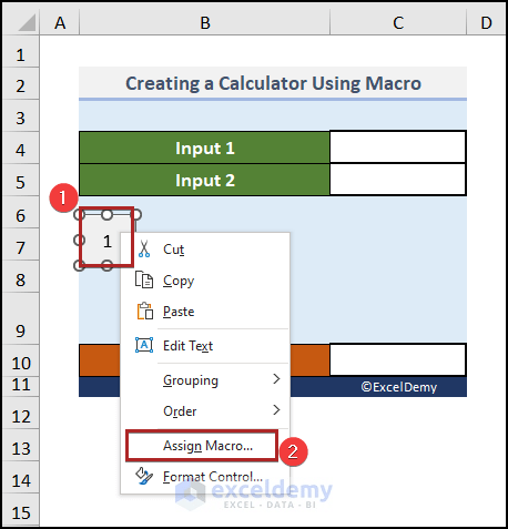 How to Create a Calculator Using Macros in Excel (with Easy Steps) (18) How to Create a Calculator Using Macros in Excel (with Easy Steps) (18)