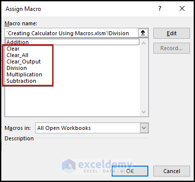 How to Create a Calculator Using Macros in Excel (with Easy Steps) (21) How to Create a Calculator Using Macros in Excel (with Easy Steps) (21)