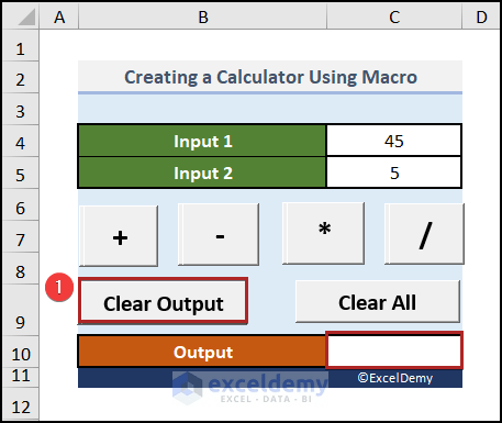 How to Create a Calculator Using Macros in Excel (with Easy Steps) (25) How to Create a Calculator Using Macros in Excel (with Easy Steps) (25)
