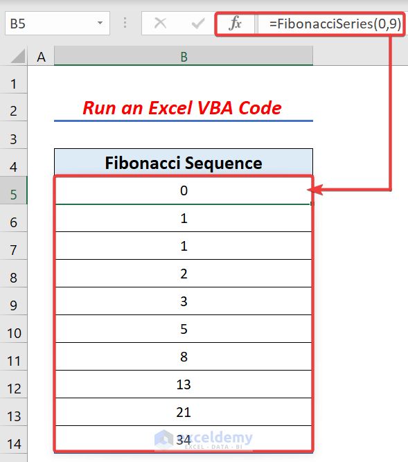 Learn Excel Fibonacci Sequence - Dark Image Collection - 8K Quality