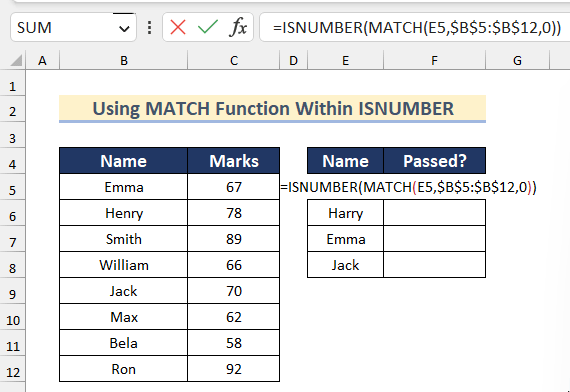 How To Use Isnumber Match Function In Excel 2 Methods - High Quality 4K Light Designs | Free Download