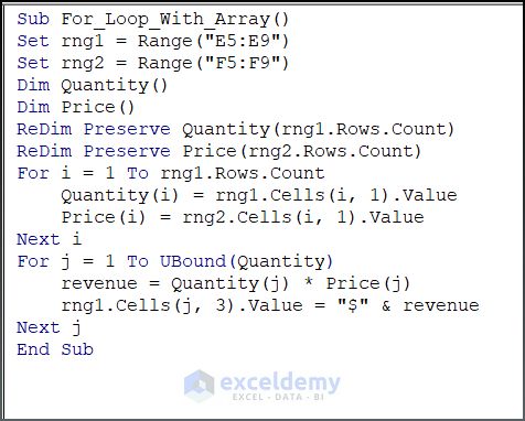 Excel Vba To Use For Loop With Two Variables Exceldemy - Download High Quality Vintage Design | Retina