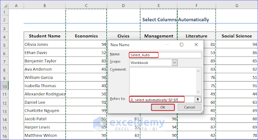 How To Select Column In Excel (6 Easy Ways) - ExcelDemy