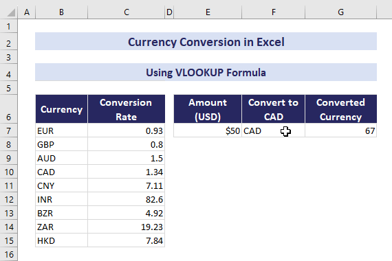 How to Convert Currencies in Excel (7 Methods) - ExcelDemy (8) How to Convert Currencies in Excel (7 Methods) - ExcelDemy (8)