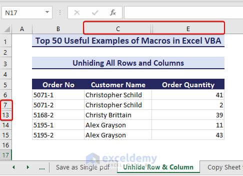 Learn Excel Macros & VBA Programming (Free Tutorial & 50++ Examples) - ExcelDemy (107) Learn Excel Macros & VBA Programming (Free Tutorial & 50++ Examples) - ExcelDemy (107)